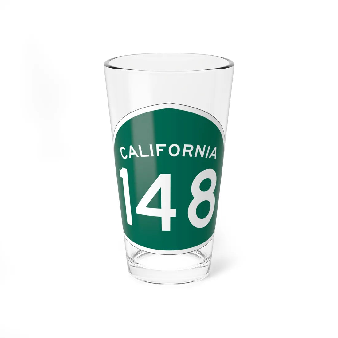 California 148 (California) (Road Sign) Pint Glss 16oz 16oz - Go Mug Yourself