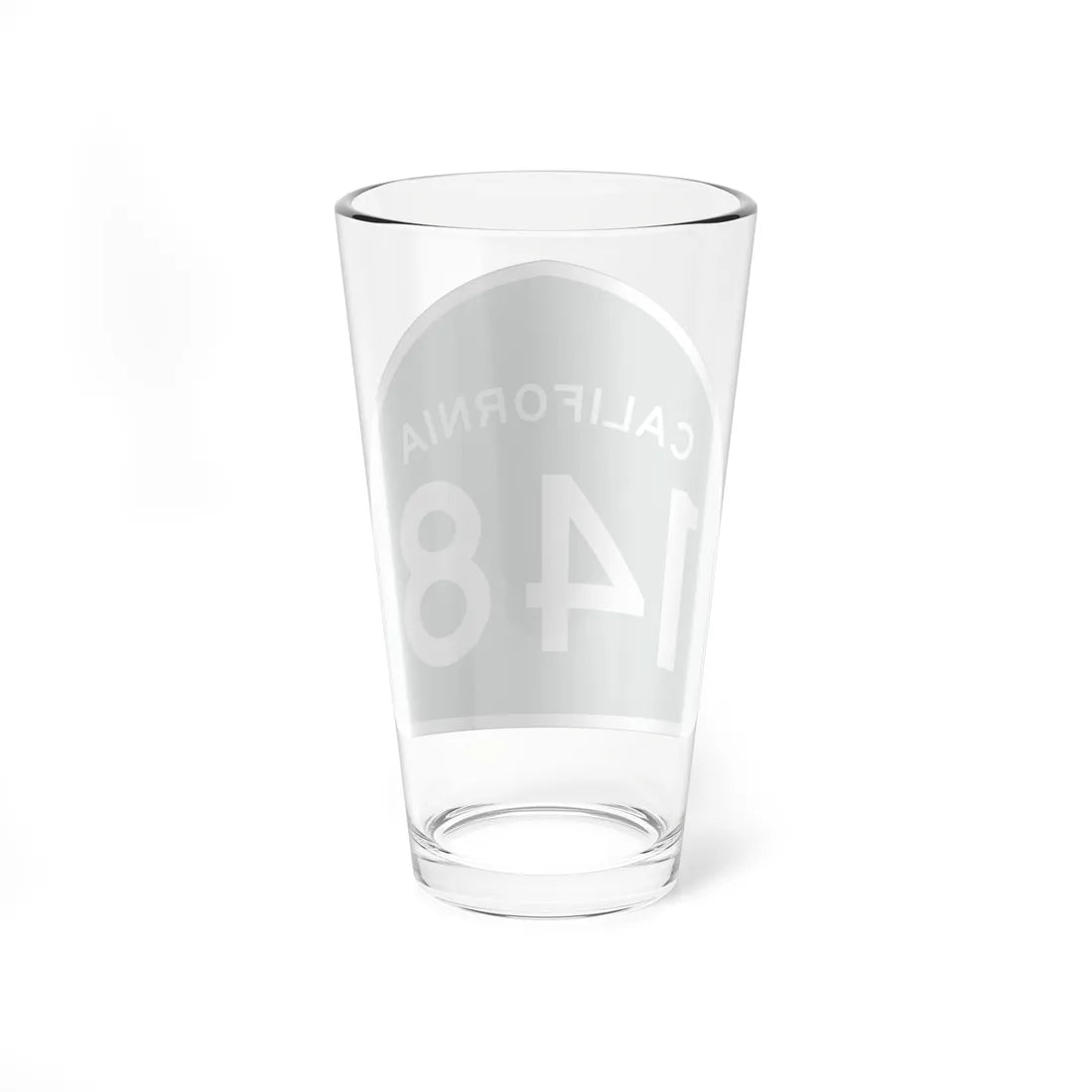 California 148 (California) (Road Sign) Pint Glss 16oz - Go Mug Yourself