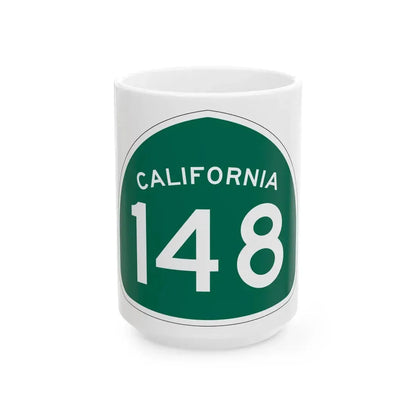 California 148 (California) (Road Sign) White Coffee Mug - Go Mug Yourself