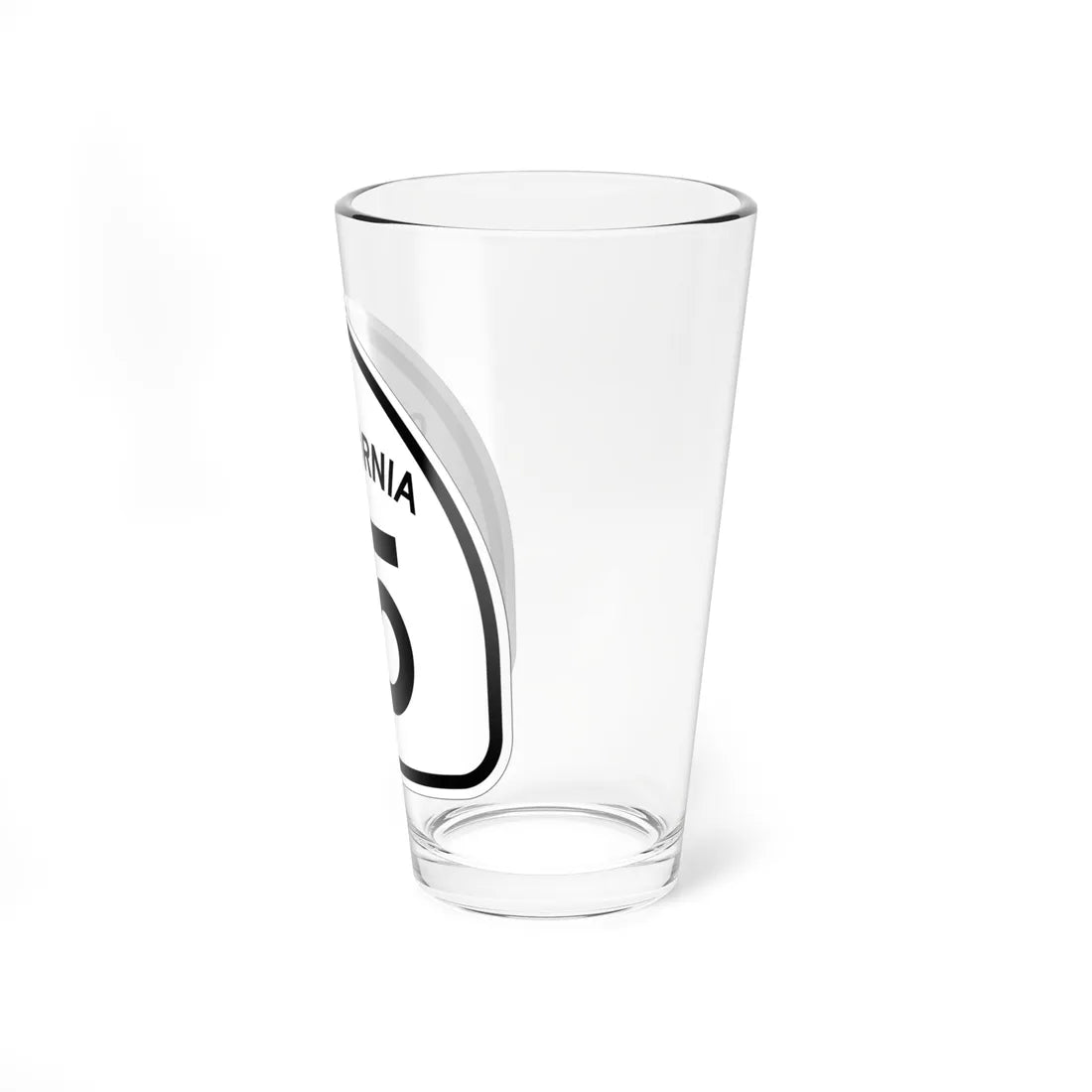 California 15 1957 (California) (Road Sign) Pint Glass 16oz - Go Mug Yourself