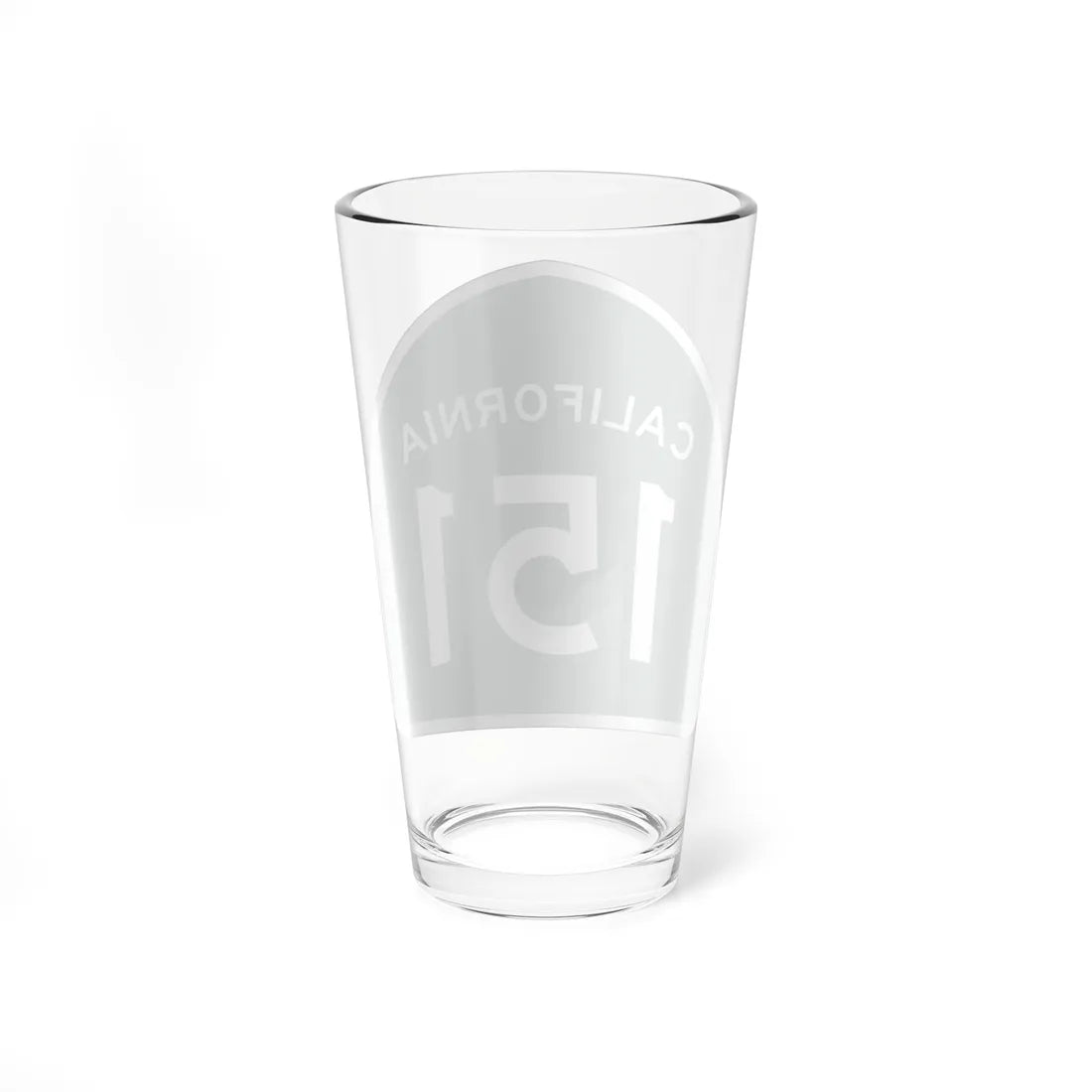 California 151 (California) (Road Sign) Pint Glss 16oz - Go Mug Yourself