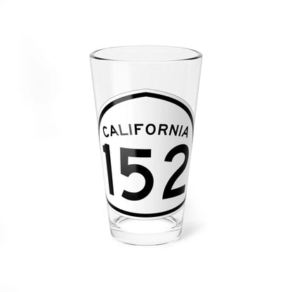 California 152 1957 (California) (Road Sign) Pint Glass 16oz 16oz - Go Mug Yourself