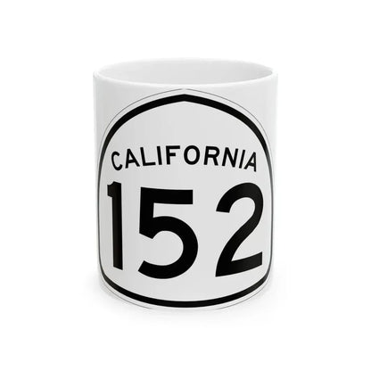 California 152 1957 (California) (Road Sign) White Coffee Mug 11oz - Go Mug Yourself