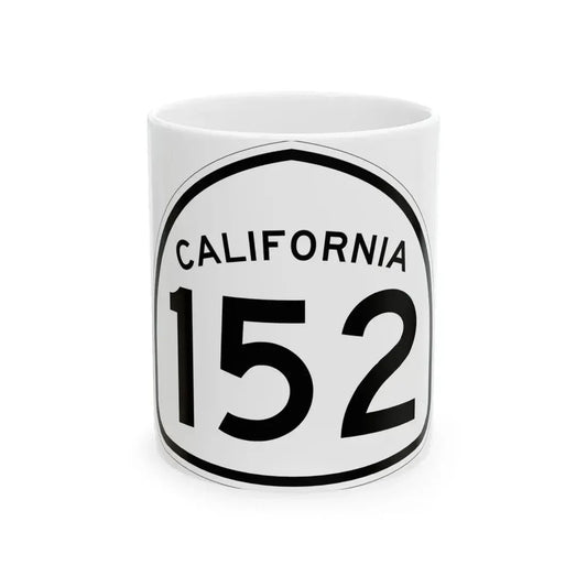 California 152 1957 (California) (Road Sign) White Coffee Mug 11oz - Go Mug Yourself