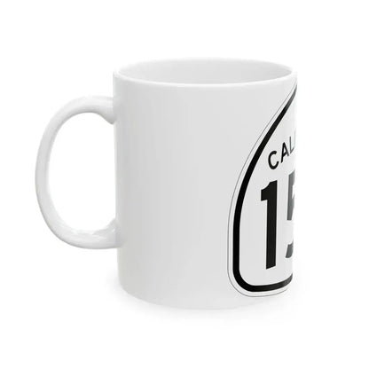 California 152 1957 (California) (Road Sign) White Coffee Mug - Go Mug Yourself