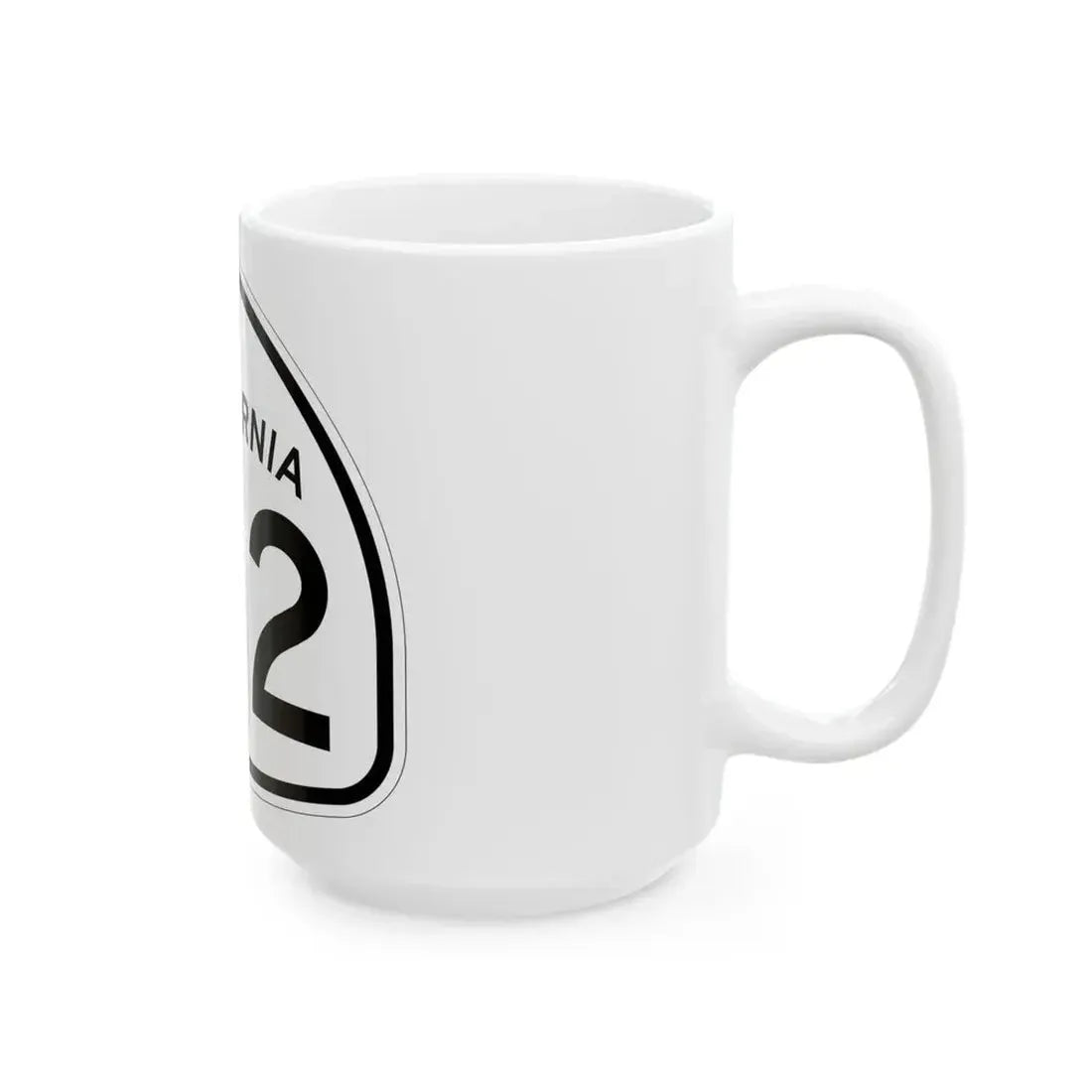 California 152 1957 (California) (Road Sign) White Coffee Mug - Go Mug Yourself