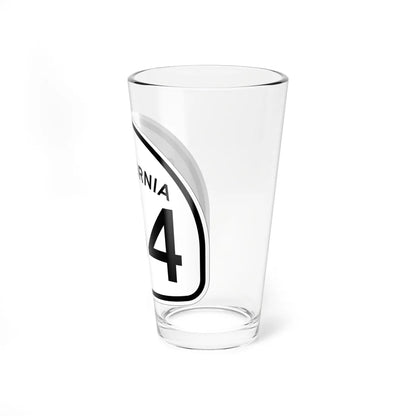 California 154 1957 (California) (Road Sign) Pint Glass 16oz - Go Mug Yourself