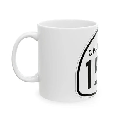 California 154 1957 (California) (Road Sign) White Coffee Mug - Go Mug Yourself