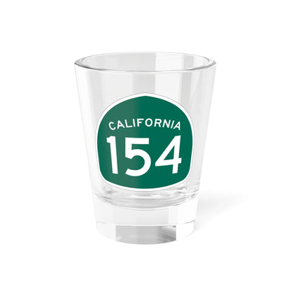 California 154 (California) (Road Sign) Shot Glass 1.5oz 1.5oz - Go Mug Yourself