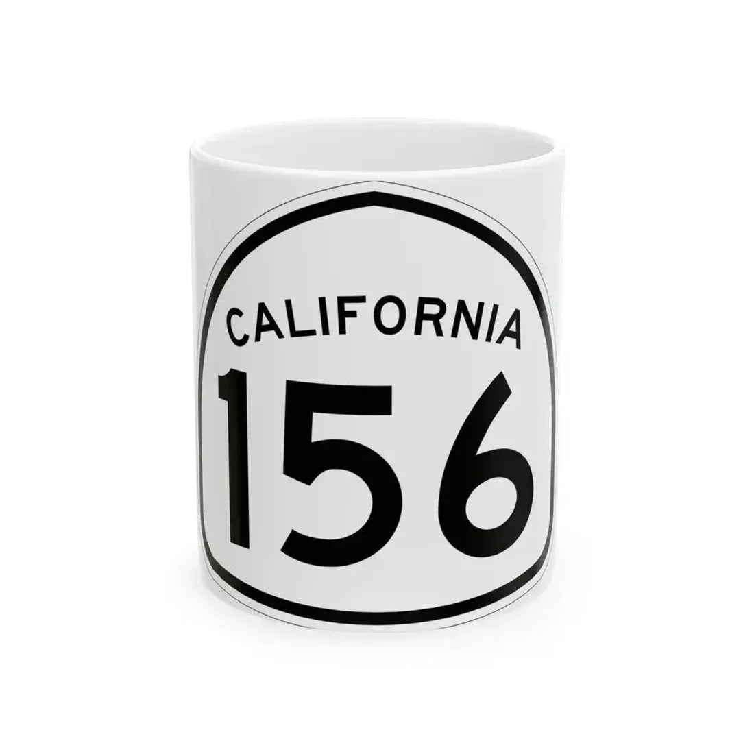 California 156 1957 (California) (Road Sign) White Coffee Mug 11oz - Go Mug Yourself