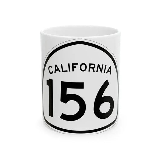 California 156 1957 (California) (Road Sign) White Coffee Mug 11oz - Go Mug Yourself