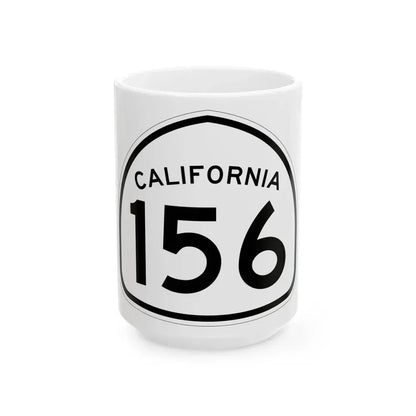 California 156 1957 (California) (Road Sign) White Coffee Mug 15oz - Go Mug Yourself