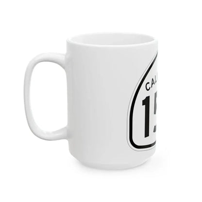 California 156 1957 (California) (Road Sign) White Coffee Mug - Go Mug Yourself