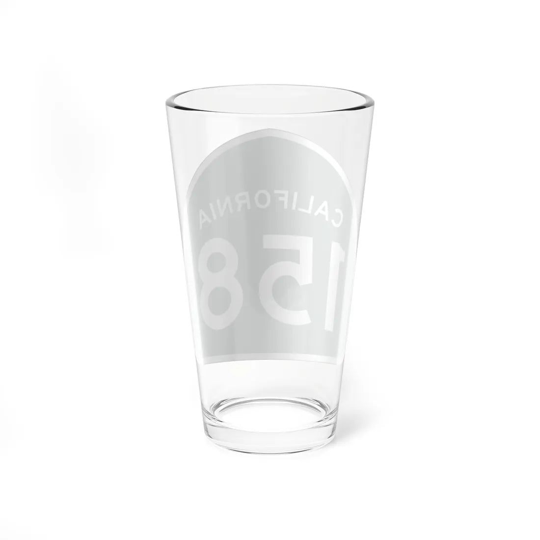 California 158 (California) (Road Sign) Pint Glss 16oz - Go Mug Yourself