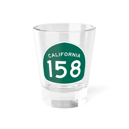 California 158 (California) (Road Sign) Shot Glass 1.5oz 1.5oz - Go Mug Yourself