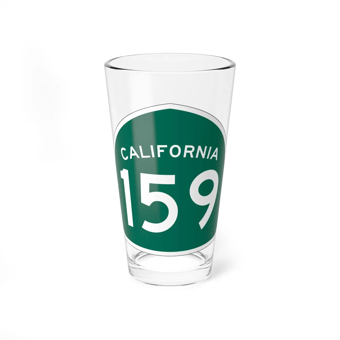 California 159 (California) (Road Sign) Pint Glss 16oz 16oz - Go Mug Yourself