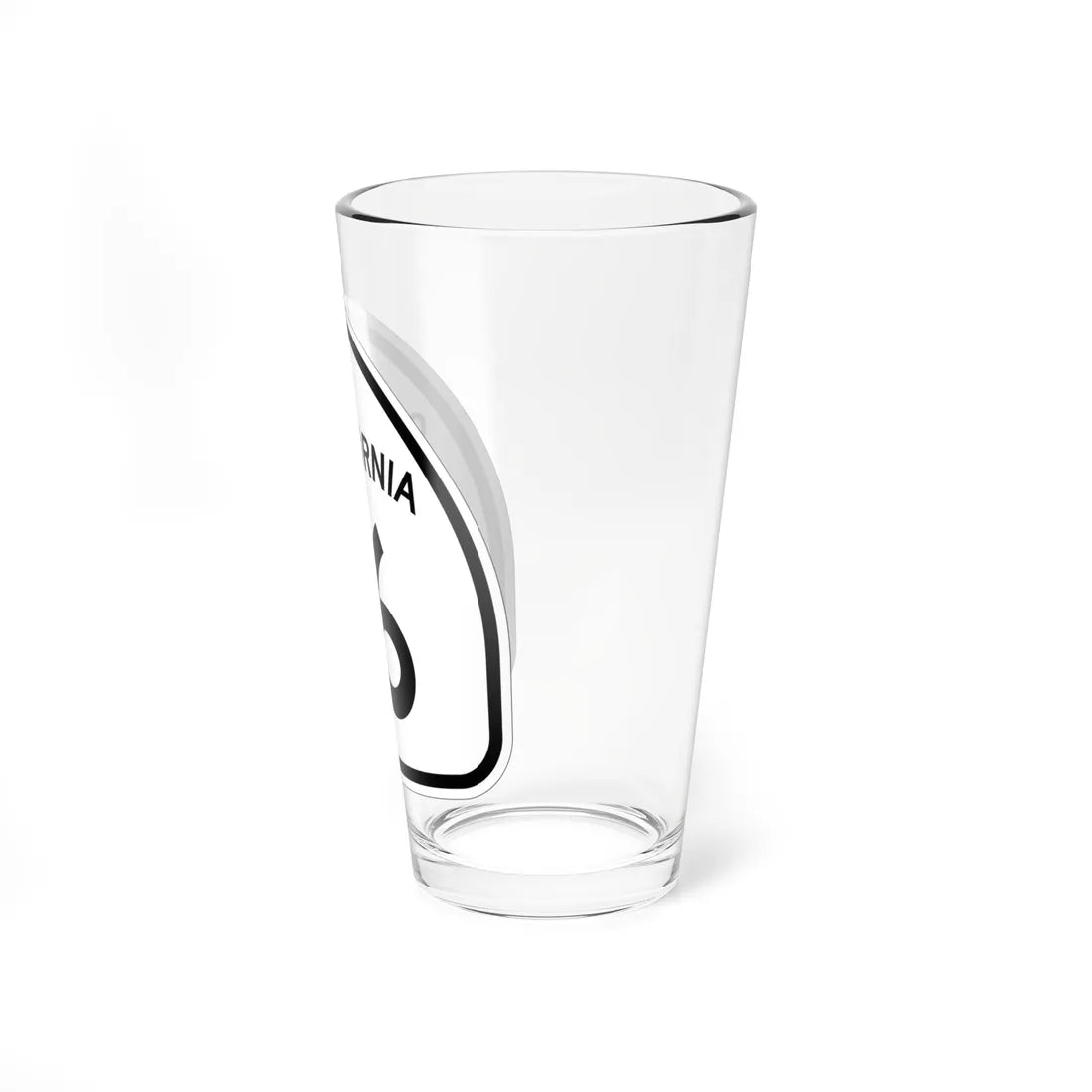 California 16 1957 (California) (Road Sign) Pint Glass 16oz - Go Mug Yourself