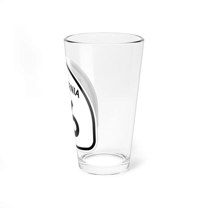 California 16 1957 (California) (Road Sign) Pint Glass 16oz - Go Mug Yourself