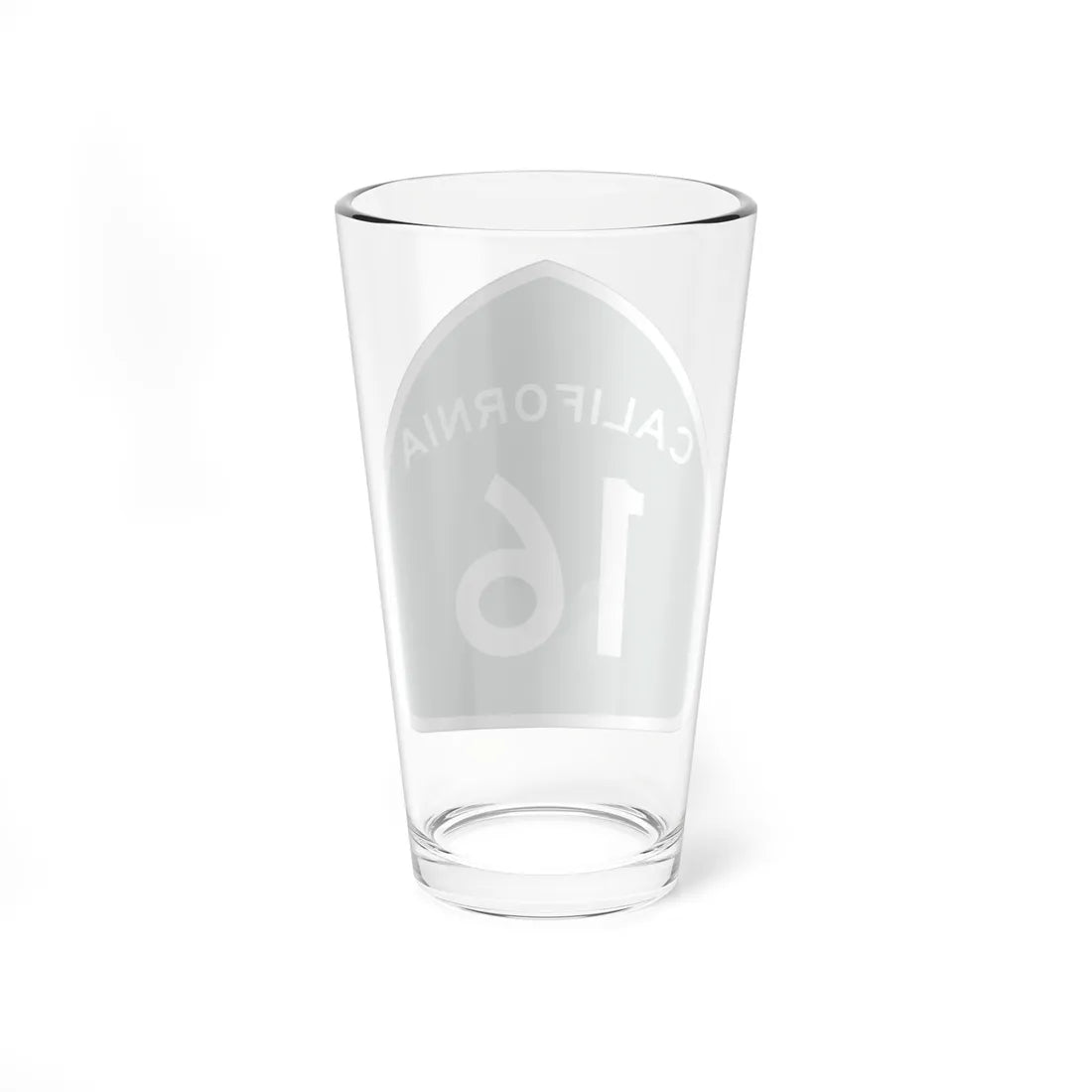 California 16 (California) (Road Sign) Pint Glass 16oz - Go Mug Yourself