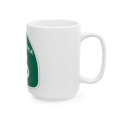 California 16 (California) (Road Sign) White Coffee Mug - Go Mug Yourself