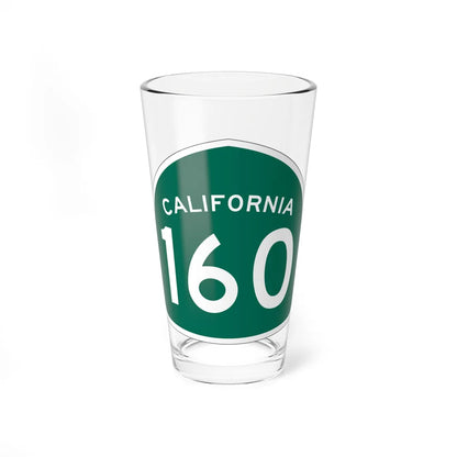 California 160 (California) (Road Sign) Pint Glss 16oz 16oz - Go Mug Yourself