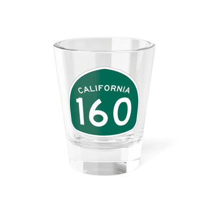 California 160 (California) (Road Sign) Shot Glass 1.5oz 1.5oz - Go Mug Yourself