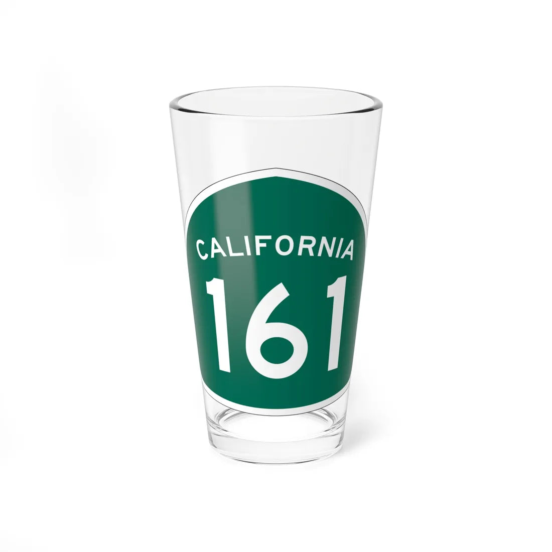 California 161 (California) (Road Sign) Pint Glss 16oz 16oz - Go Mug Yourself