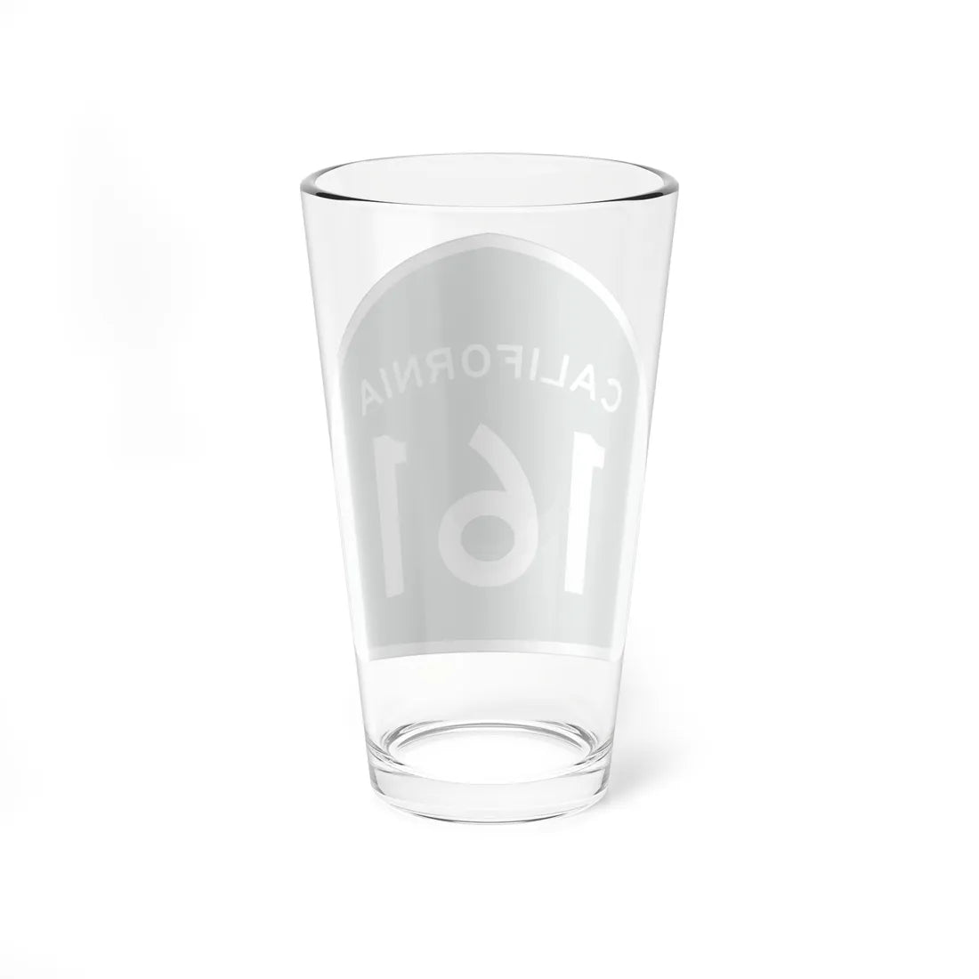 California 161 (California) (Road Sign) Pint Glss 16oz - Go Mug Yourself