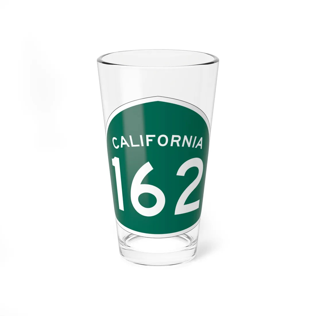 California 162 (California) (Road Sign) Pint Glss 16oz 16oz - Go Mug Yourself