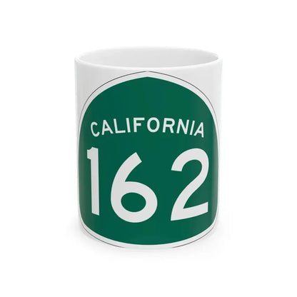 California 162 (California) (Road Sign) White Coffee Mug 11oz - Go Mug Yourself