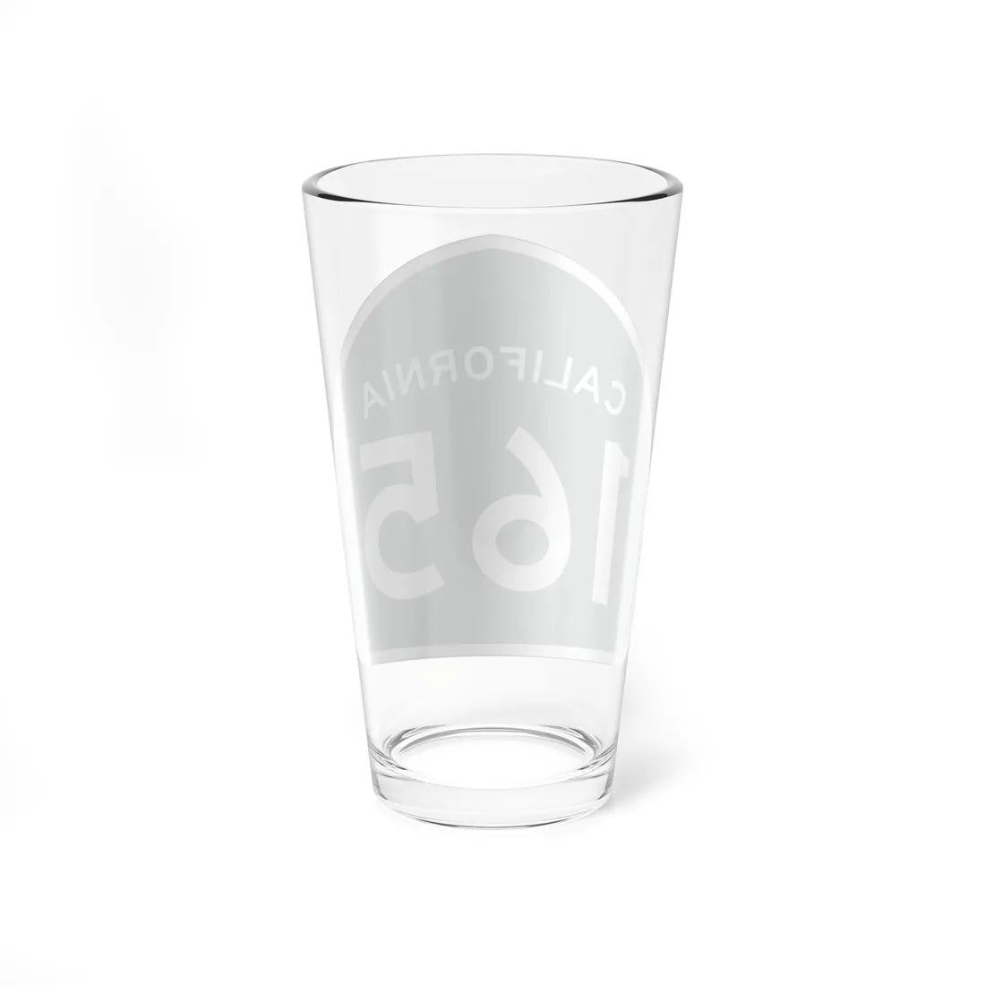 California 165 (California) (Road Sign) Pint Glass 16oz - Go Mug Yourself