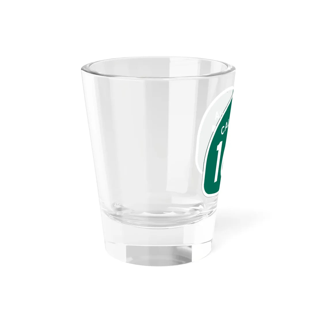 California 165 (California) (Road Sign) Shot Glass 1.5oz - Go Mug Yourself