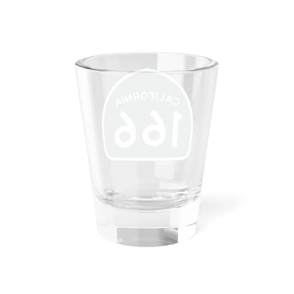 California 166 (California) (Road Sign) Shot Glass 1.5oz - Go Mug Yourself