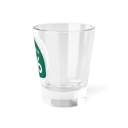 California 166 (California) (Road Sign) Shot Glass 1.5oz - Go Mug Yourself