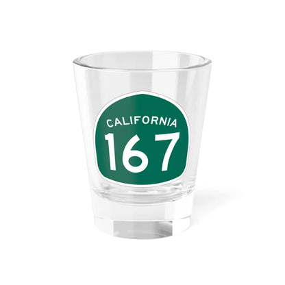 California 167 (California) (Road Sign) Shot Glass 1.5oz 1.5oz - Go Mug Yourself