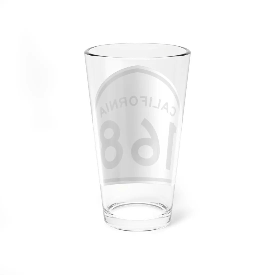 California 168 1957 (California) (Road Sign) Pint Glass 16oz - Go Mug Yourself