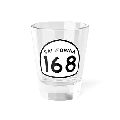 California 168 1957 (California) (Road Sign) Shot Glass 1.5oz 1.5oz - Go Mug Yourself