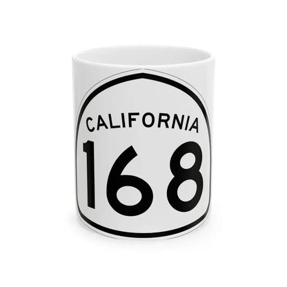 California 168 1957 (California) (Road Sign) White Coffee Mug - Go Mug Yourself