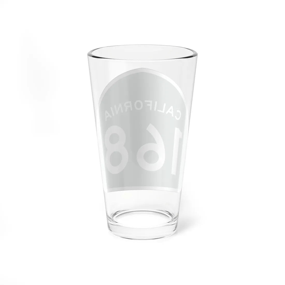 California 168 (California) (Road Sign) Pint Glass 16oz - Go Mug Yourself