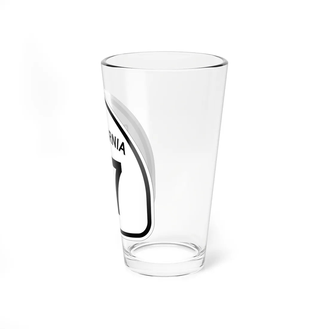California 17 1957 (California) (Road Sign) Pint Glass 16oz - Go Mug Yourself