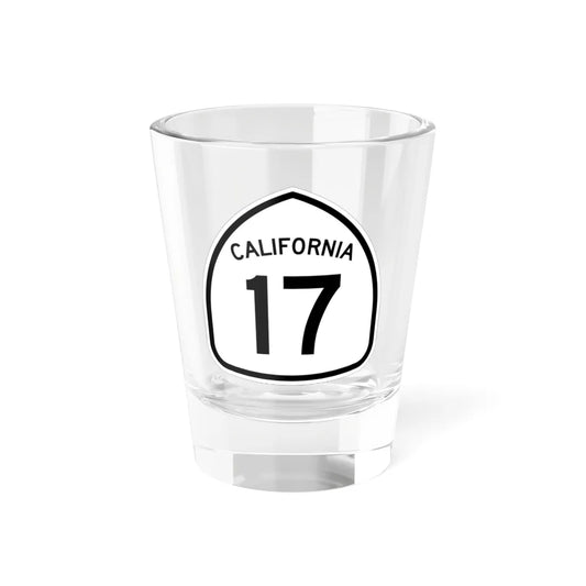 California 17 1957 (California) (Road Sign) Shot Glass 1.5oz 1.5oz - Go Mug Yourself