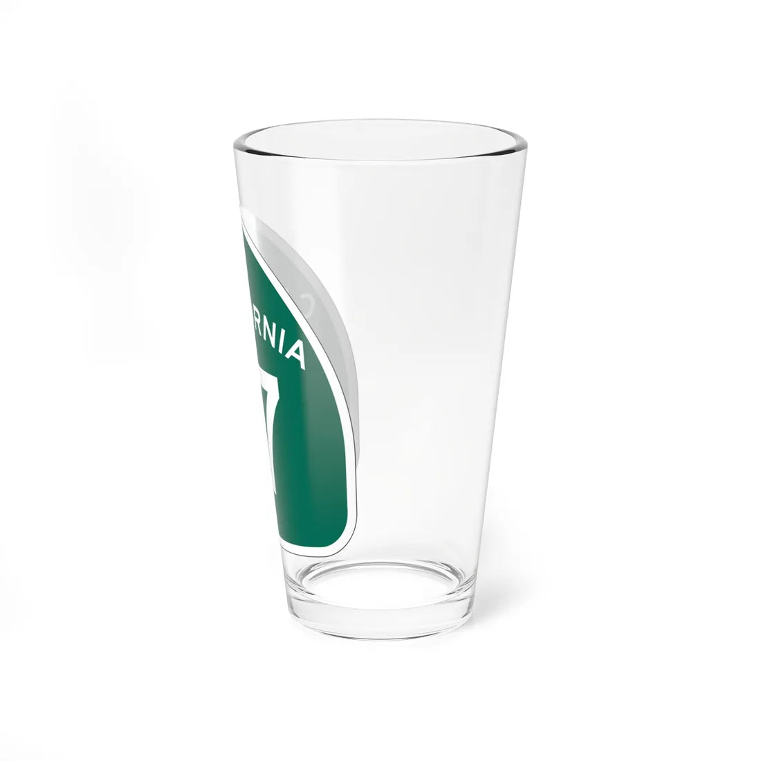 California 17 (California) (Road Sign) Pint Glass 16oz - Go Mug Yourself