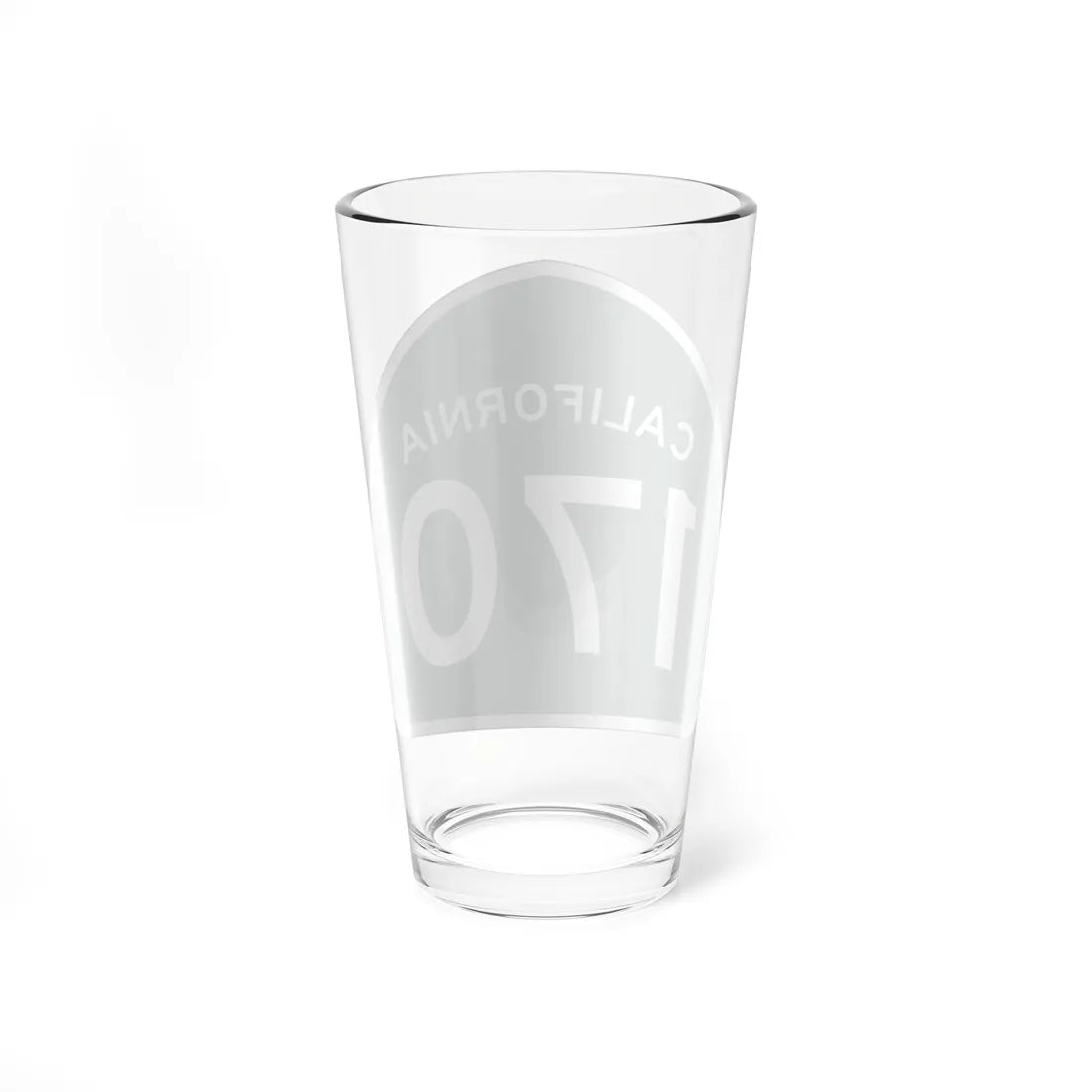 California 170 (California) (Road Sign) Pint Glass 16oz - Go Mug Yourself
