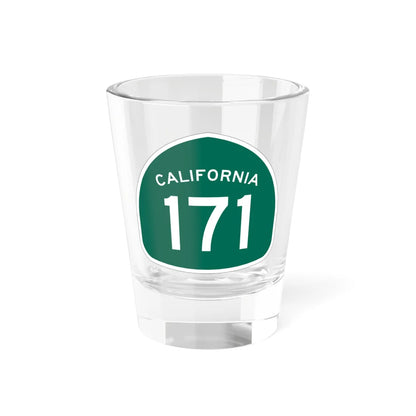 California 171 (California) (Road Sign) Shot Glass 1.5oz 1.5oz - Go Mug Yourself