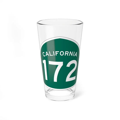 California 172 (California) (Road Sign) Pint Glass 16oz 16oz - Go Mug Yourself