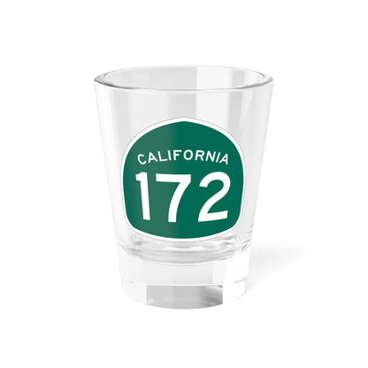 California 172 (California) (Road Sign) Shot Glass 1.5oz 1.5oz - Go Mug Yourself