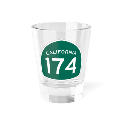 California 174 (California) (Road Sign) Shot Glass 1.5oz 1.5oz - Go Mug Yourself