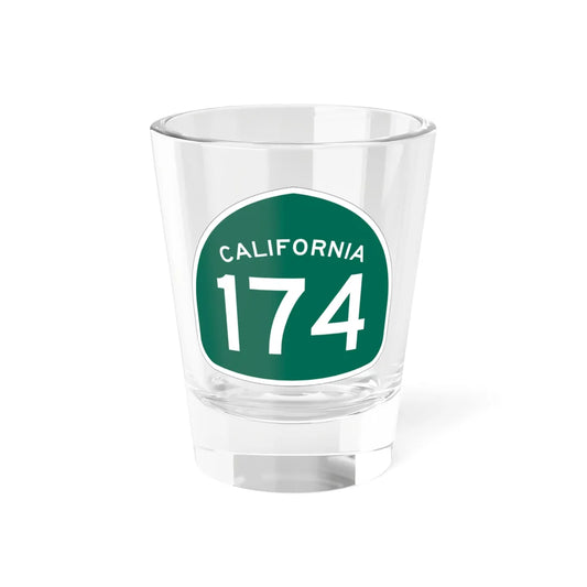 California 174 (California) (Road Sign) Shot Glass 1.5oz 1.5oz - Go Mug Yourself