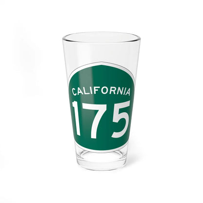 California 175 (California) (Road Sign) Pint Glass 16oz 16oz - Go Mug Yourself