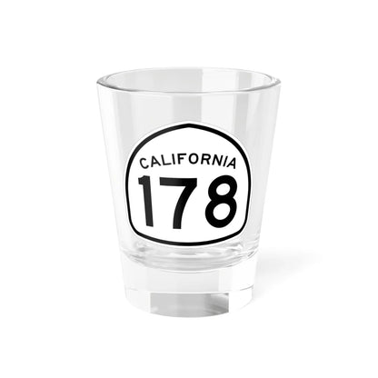 California 178 1957 (California) (Road Sign) Shot Glass 1.5oz 1.5oz - Go Mug Yourself